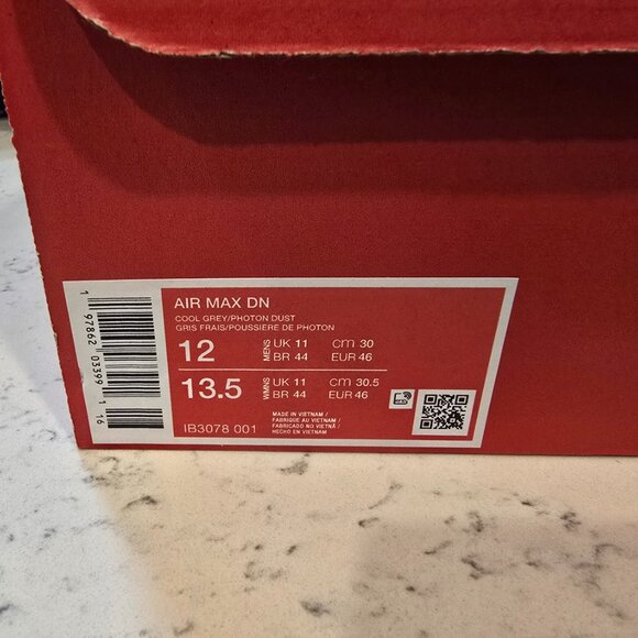 2025 Nike Mens Air Max DN Cool Grey/Metallic Silver/Iron Grey/Photon Dust SZ 12 - Picture 10 of 15